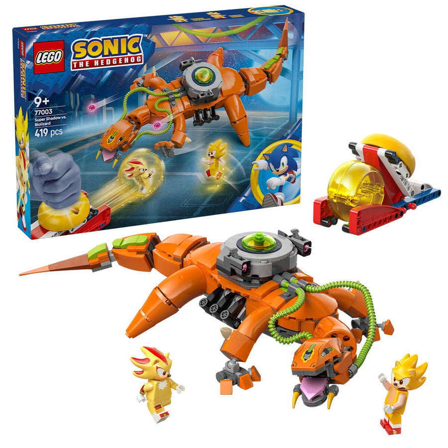 LEGO Sonic the Hedgehog Super Shadow Vs. Biolizard Gamer Gift Toy 77003 - SuperSaverAU - view 1