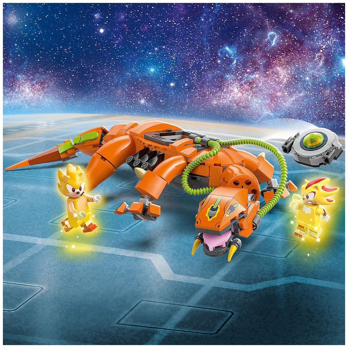 LEGO Sonic the Hedgehog Super Shadow Vs. Biolizard Gamer Gift Toy 77003 - SuperSaverAU - view 7