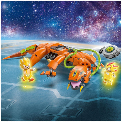 LEGO Sonic the Hedgehog Super Shadow Vs. Biolizard Gamer Gift Toy 77003