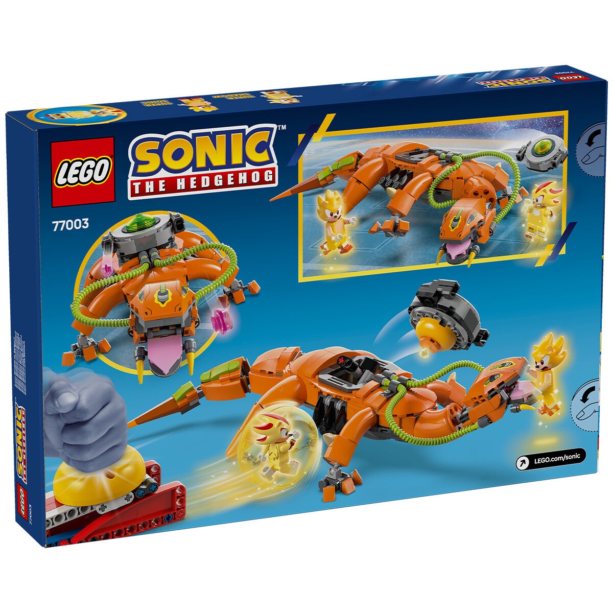 LEGO Sonic the Hedgehog Super Shadow Vs. Biolizard Gamer Gift Toy 77003