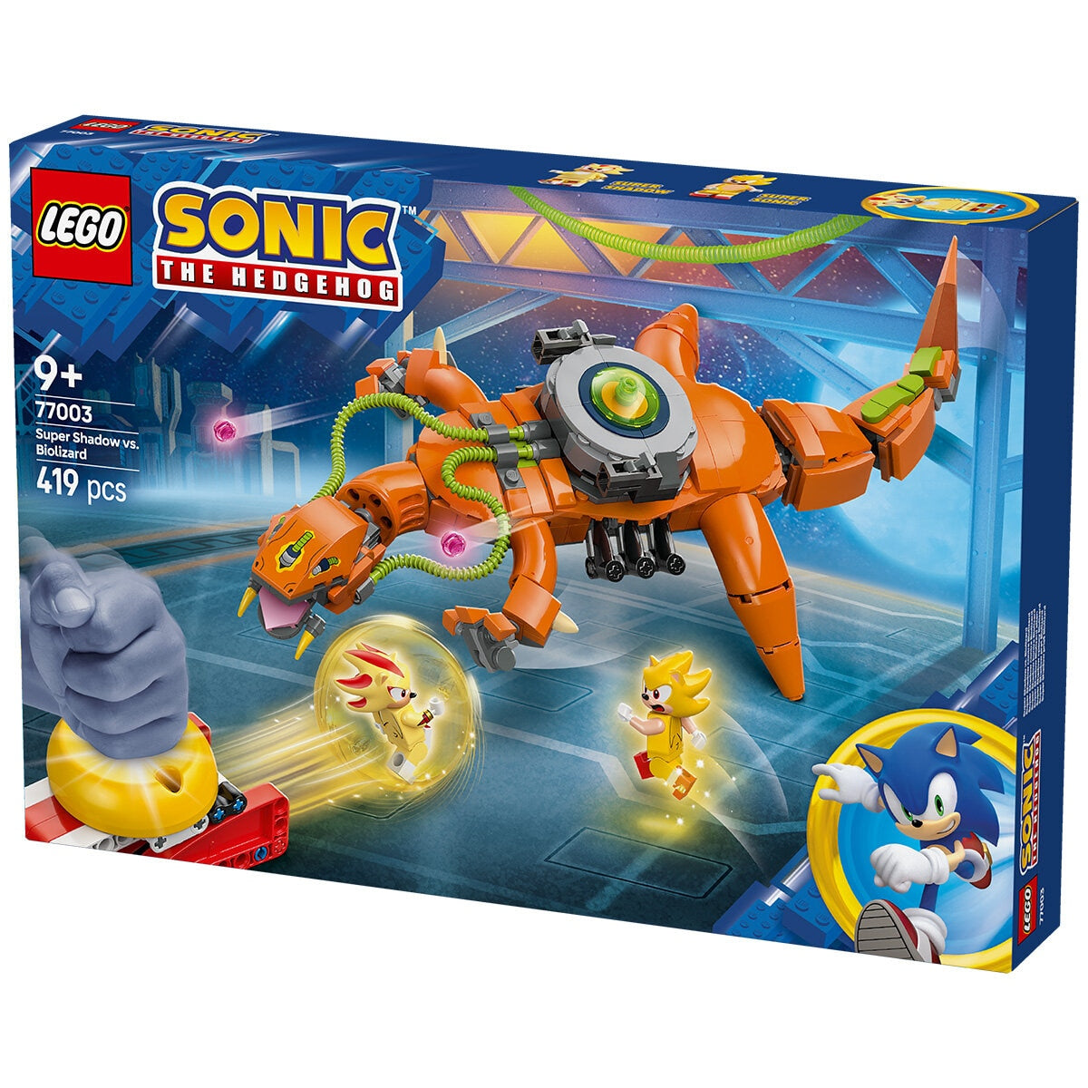 LEGO Sonic the Hedgehog Super Shadow Vs. Biolizard Gamer Gift Toy 77003