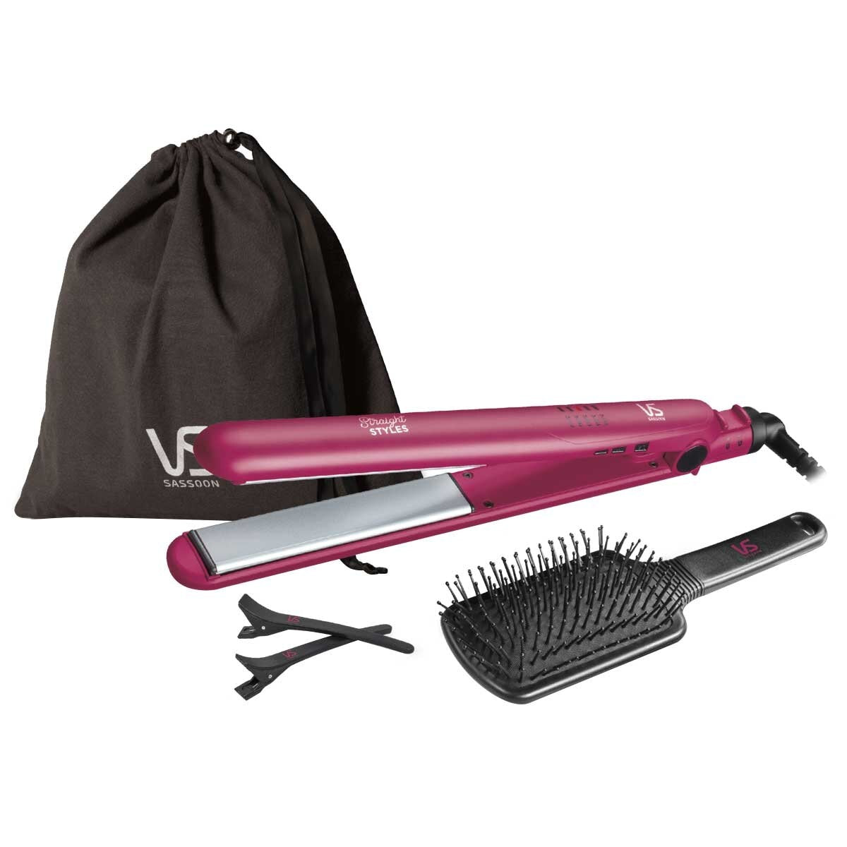 VS Sassoon Shine Lustre Straight Styles Straightener VSLE222A - SuperSaverAU - view 3