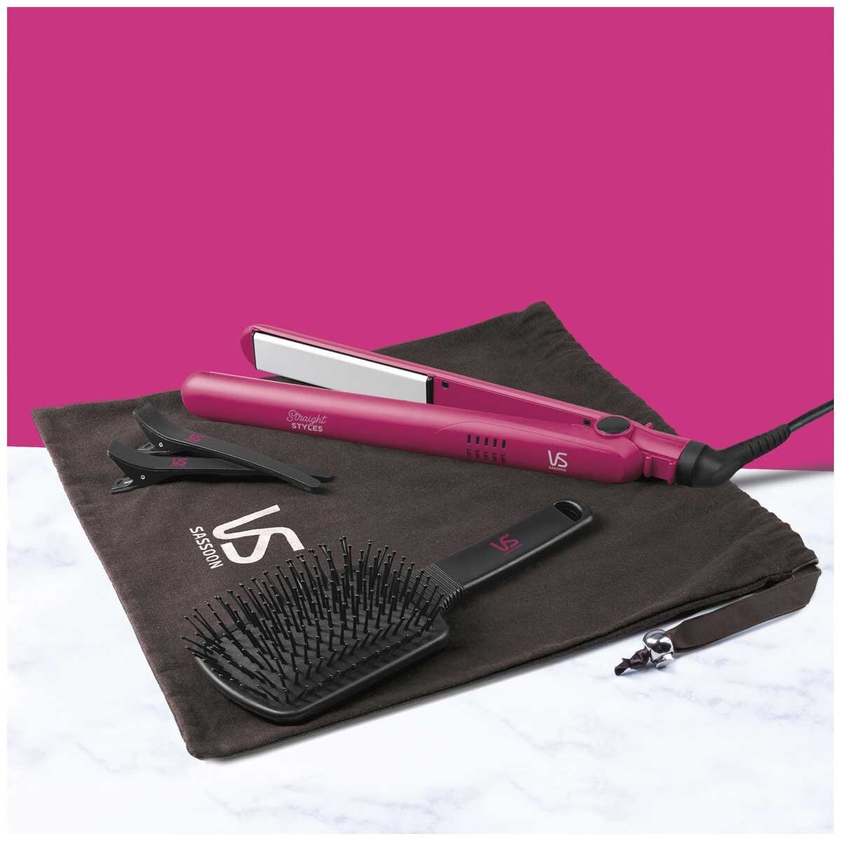 VS Sassoon Shine Lustre Straight Styles Straightener VSLE222A - SuperSaverAU - view 7