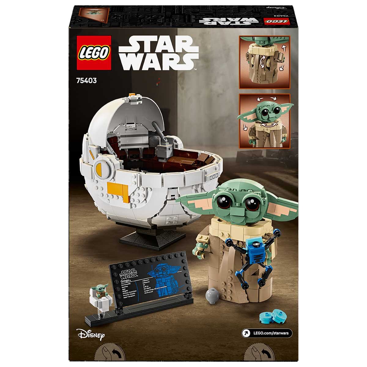 LEGO Star Wars Grogu With Hover Pram 75403