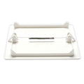 Fluidmaster 200 x 200mm White Plastic Access Panel - Paintable, Snap-In