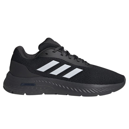 Adidas Men's Cloudfoam Shoe Black/White US 8.5 - Lightweight Comfort with Cloudfoam Technology
