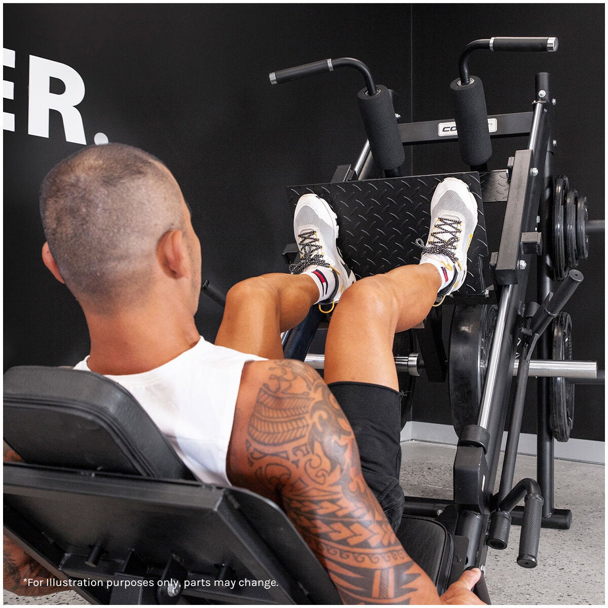 Cortex LP10 45 degree leg press and hack squat combo machine - black finish - 156kg - CSST-LP10