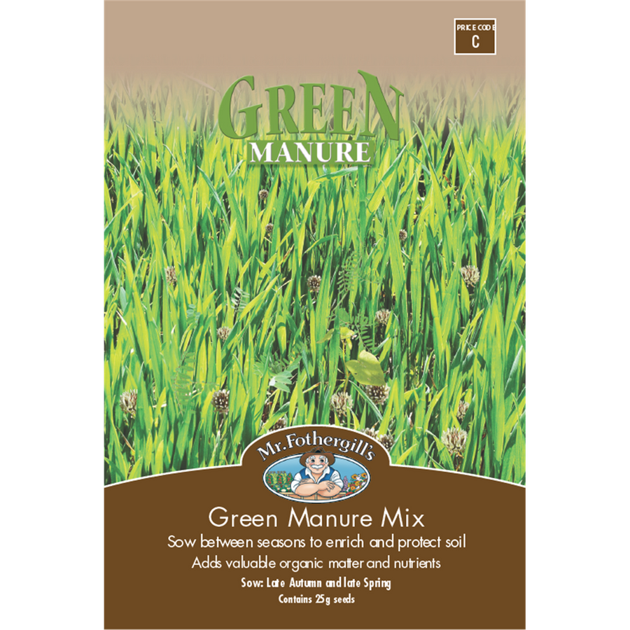 Mr Fothergill Green Manure Mix 1kg Manure Mix Enriches Soil - SuperSaverAU - view 1