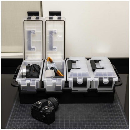 Greenmade Store All Multipurpose Storage Container 4 Pack - Clear, Stackable, Durable & Eco-Friendly