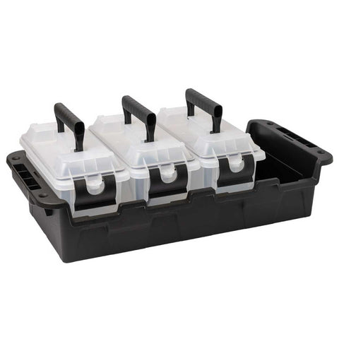 Greenmade Store All Multipurpose Storage Container 4 Pack - Clear, Stackable, Durable & Eco-Friendly - SuperSaverAU - view 1