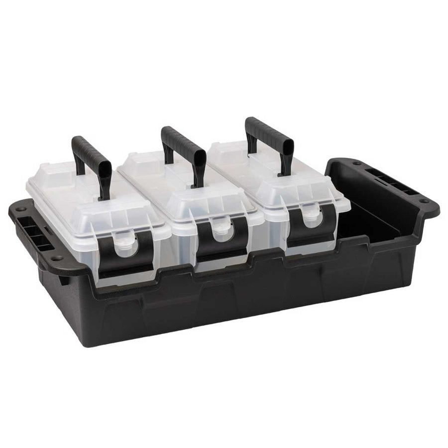 Greenmade Store All Multipurpose Storage Container 4 Pack - Clear, Stackable, Durable & Eco-Friendly - SuperSaverAU - view 1