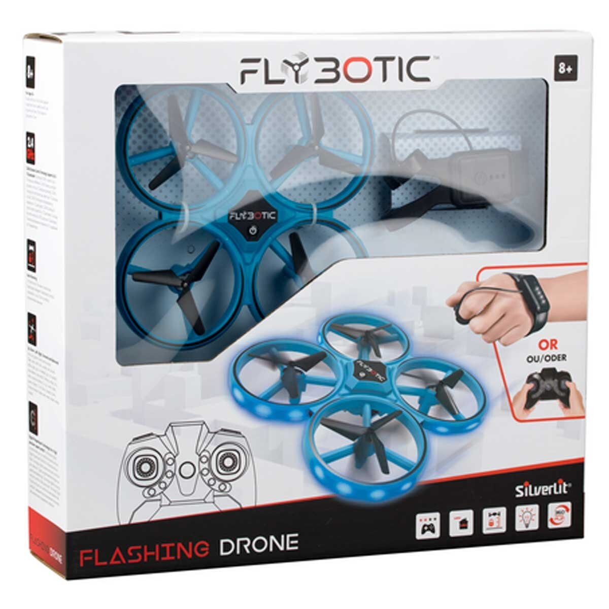 Silverlit Flybotic Flashing Drone - SuperSaverAU - view 5