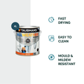 Taubmans 4L Dark Low Sheen All Weather Exterior Paint - Water Based - Mould Resistant - SuperSaverAU - view 2