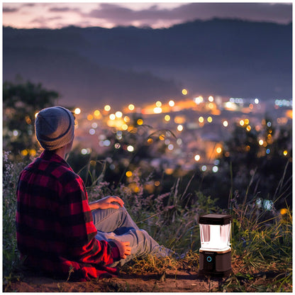 Duracell 3000 Lumen Rechargeable Lantern | Solar & Qi Charging | 50-Day Runtime | IPX4 Weather Resistant