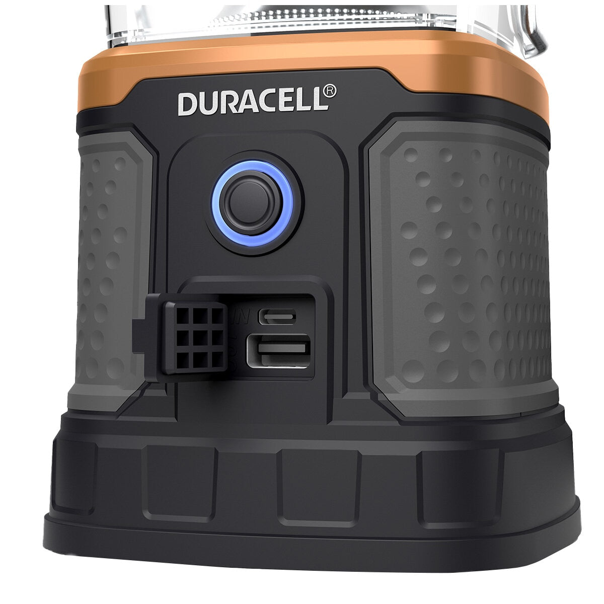 Duracell 3000 Lumen Rechargeable Lantern | Solar & Qi Charging | 50-Day Runtime | IPX4 Weather Resistant