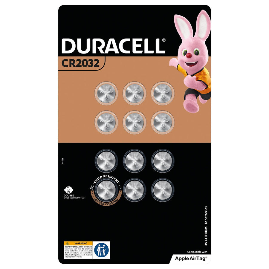 Duracell Lithium Coin Battery 2032 12 Pack - SuperSaverAU - view 1