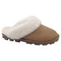 Kirkland Signature Women's Shearling Slipper Tan - SuperSaverAU - view 1