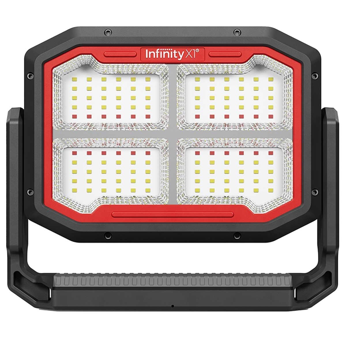 Infinity X1 Dual Powered Solar Work Light 3000 Lumen with Adjustable Kelvin Settings, Dual Charging, Magnet Handle, and Foldable Hook - SuperSaverAU - view 1