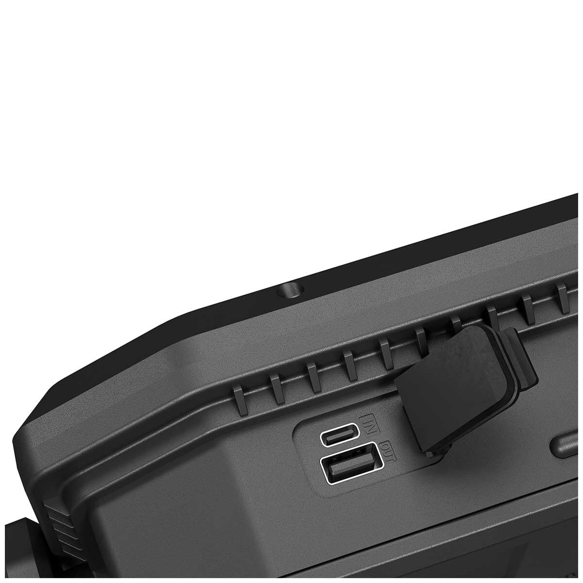 Infinity X1 Dual Powered Solar Work Light 3000 Lumen with Adjustable Kelvin Settings, Dual Charging, Magnet Handle, and Foldable Hook