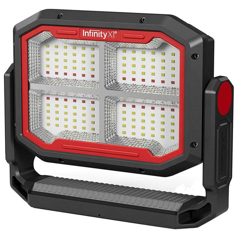 Infinity X1 Dual Powered Solar Work Light 3000 Lumen with Adjustable Kelvin Settings, Dual Charging, Magnet Handle, and Foldable Hook - SuperSaverAU - view 2