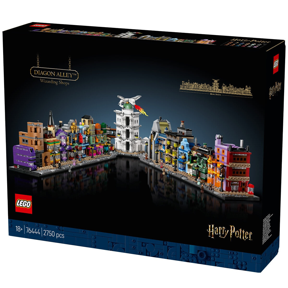 LEGO Harry Potter Diagon Alley Wizarding Shops 76444