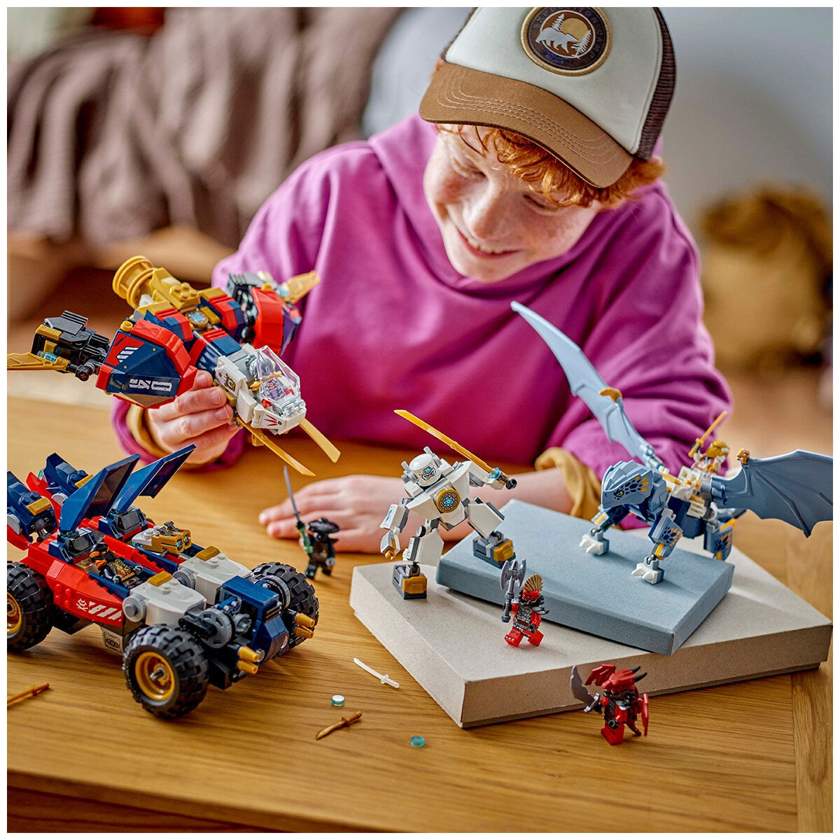 LEGO NINJAGO Zane’s Ultra Combiner Mech Toy 4 In 1 Building Set 71834