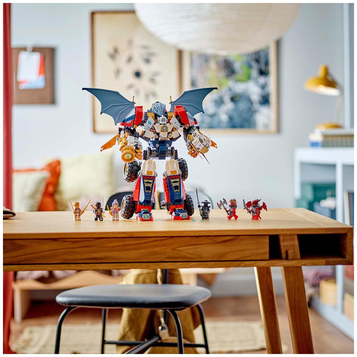 LEGO NINJAGO Zane’s Ultra Combiner Mech Toy 4 In 1 Building Set 71834 - SuperSaverAU - view 3