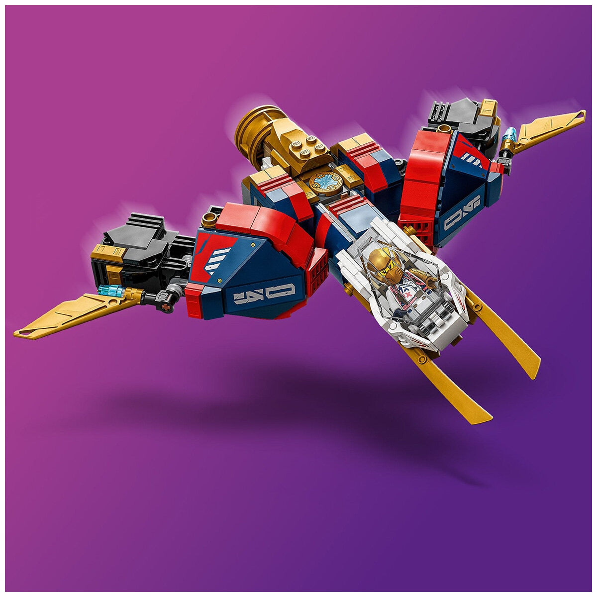 LEGO NINJAGO Zane’s Ultra Combiner Mech Toy 4 In 1 Building Set 71834 - SuperSaverAU - view 6