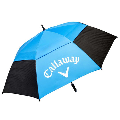 Callaway 62 Auto Open Vented Golf Umbrella 2 Pack - Nanoskin Water Repellence, UPF50+, Double Canopy