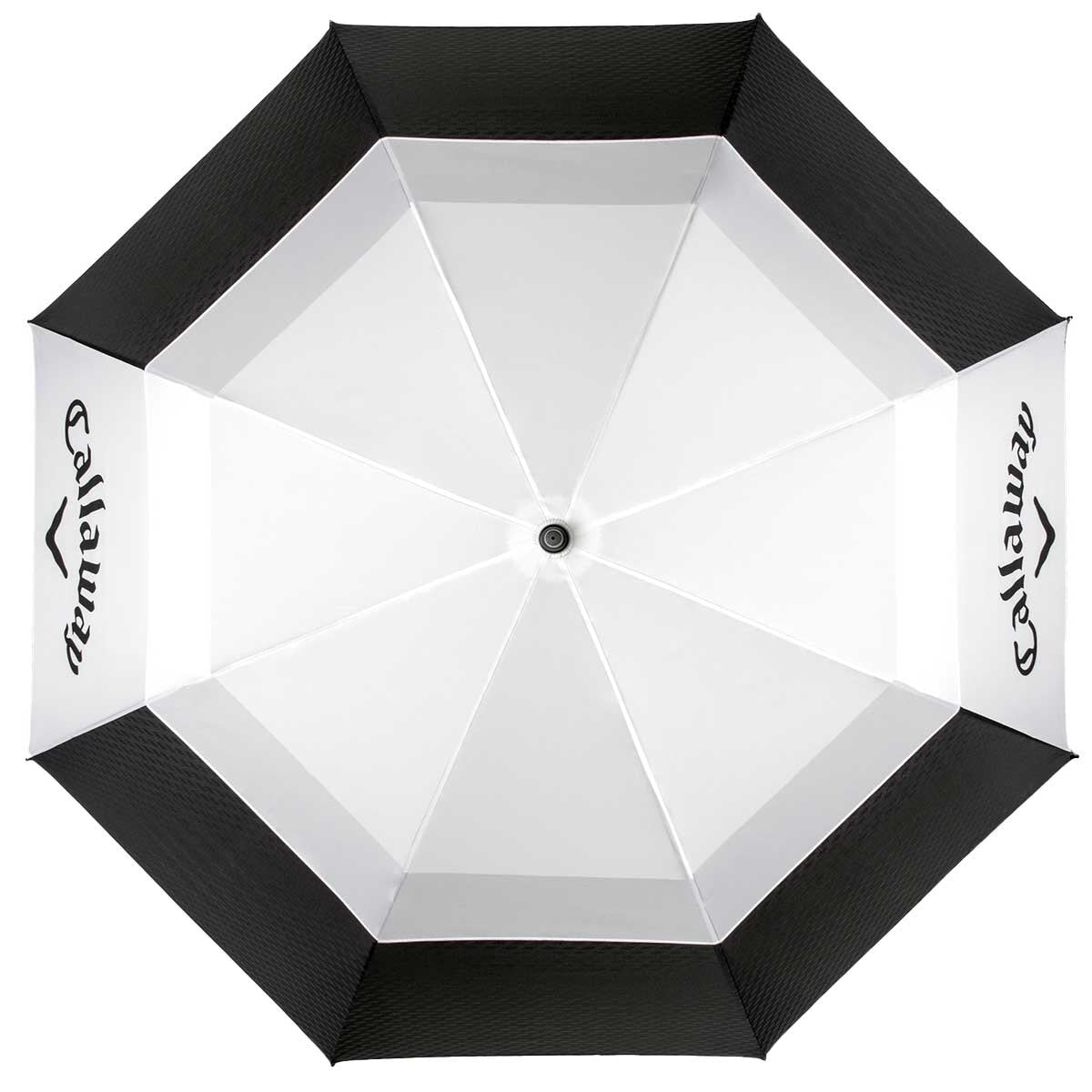 Callaway 62 Auto Open Vented Golf Umbrella 2 Pack - Nanoskin Water Repellence, UPF50+, Double Canopy