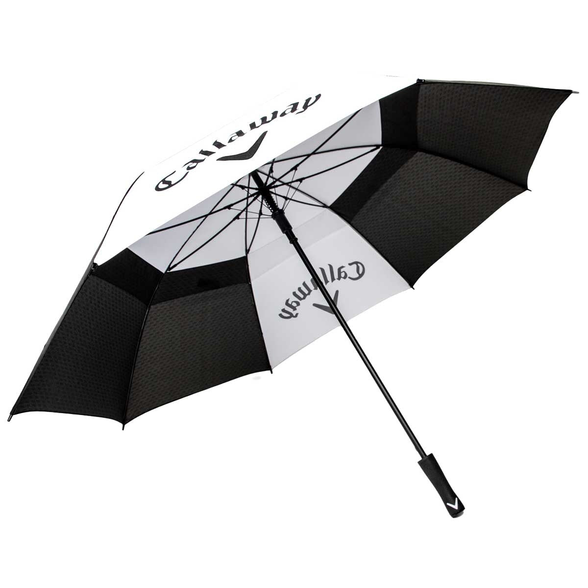 Callaway 62 Auto Open Vented Golf Umbrella 2 Pack - Nanoskin Water Repellence, UPF50+, Double Canopy