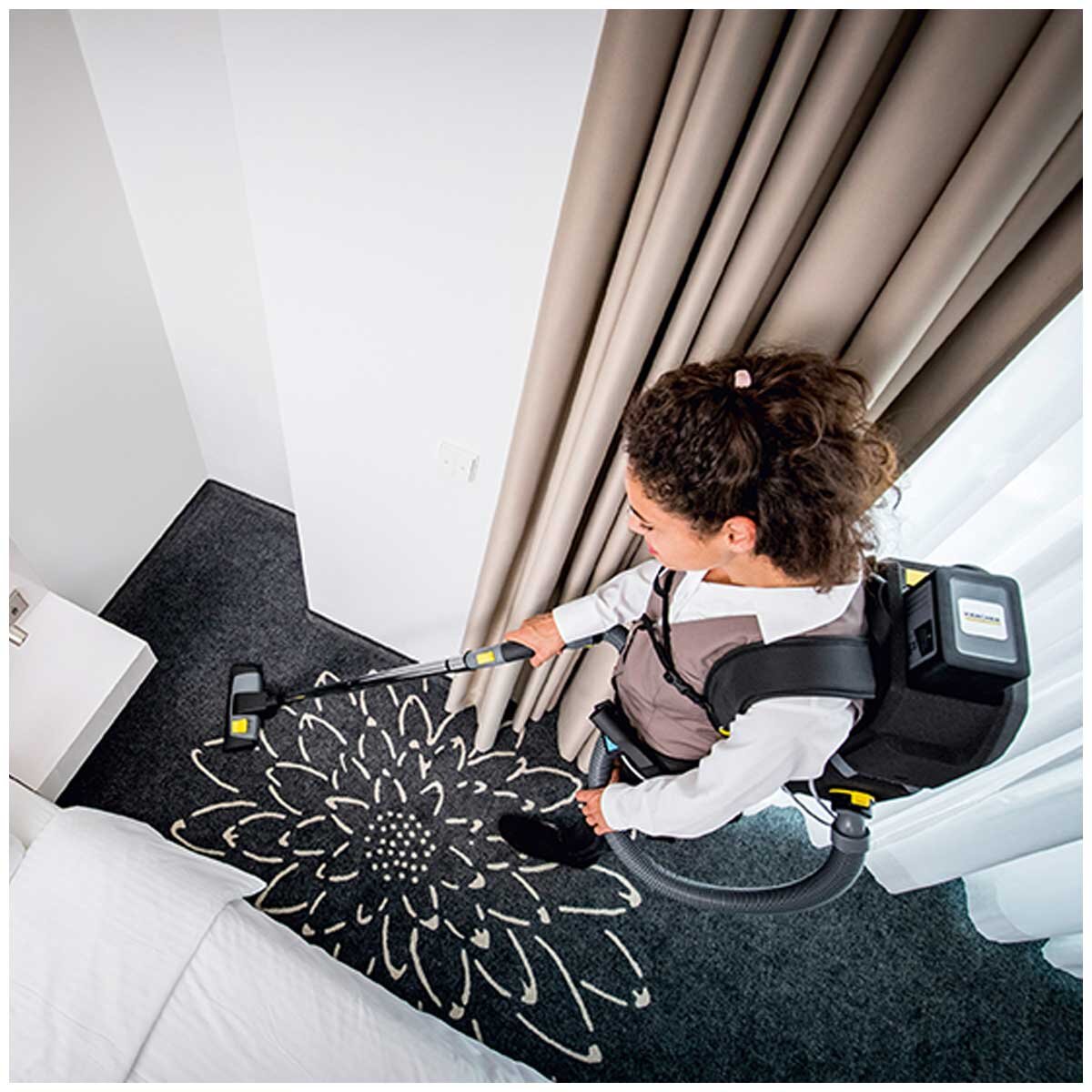 Karcher BVL5 1BP Backpack Vacuum 5AH Kit With 10 Bags