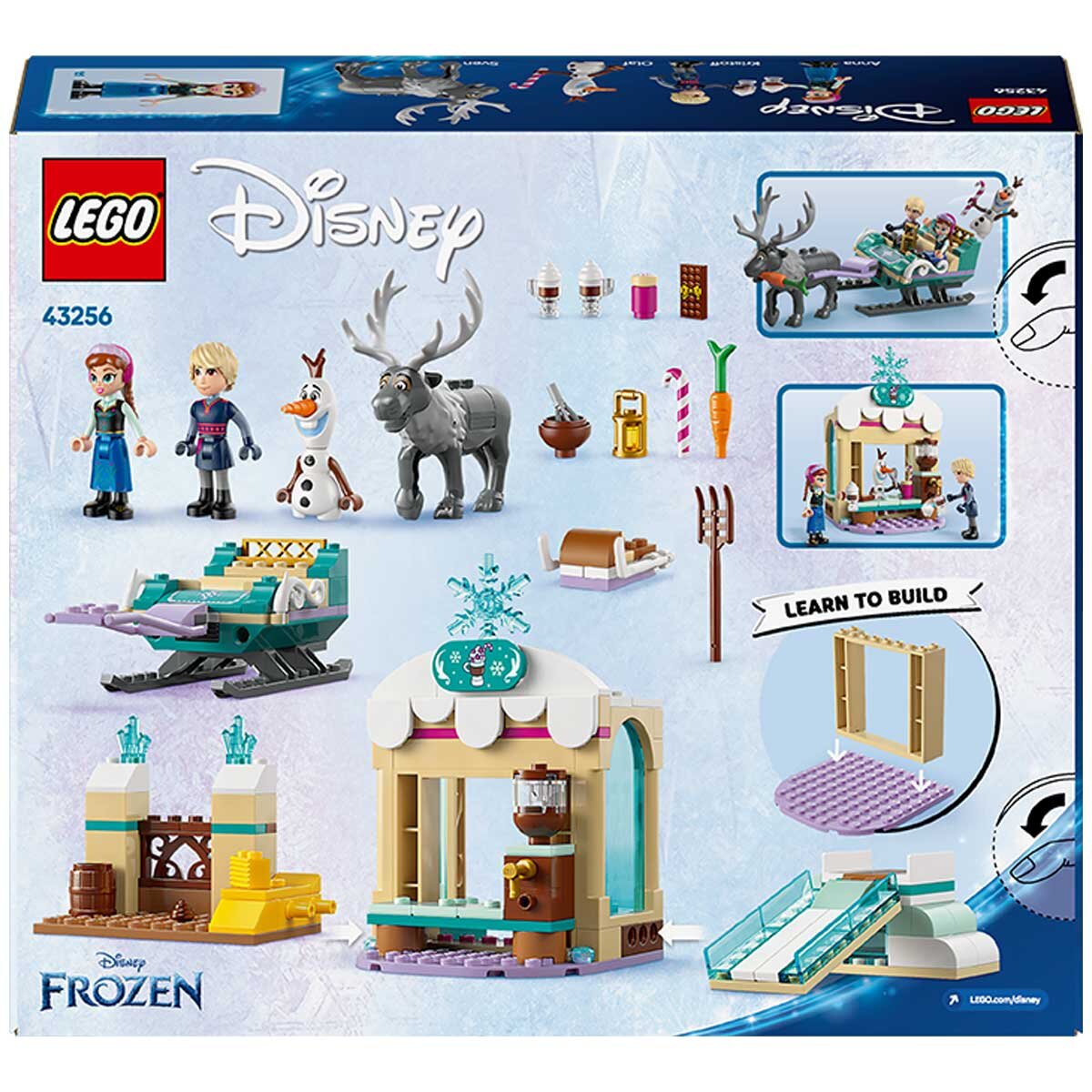 LEGO Disney Frozen Anna’s Sleigh Adventure Buildable Model Toy Kit 43256 - SuperSaverAU - view 10