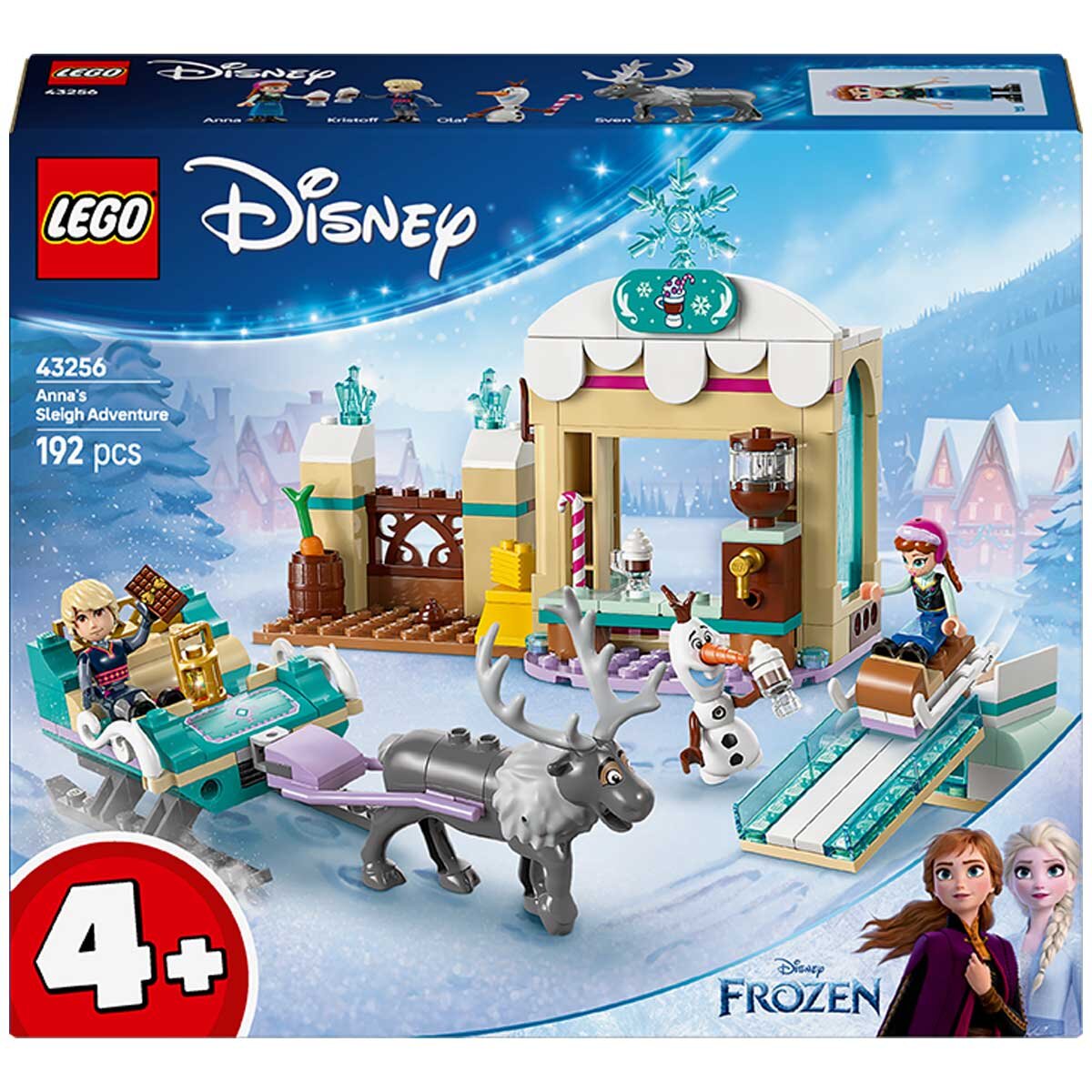 LEGO Disney Frozen Anna’s Sleigh Adventure Buildable Model Toy Kit 43256 - SuperSaverAU - view 8