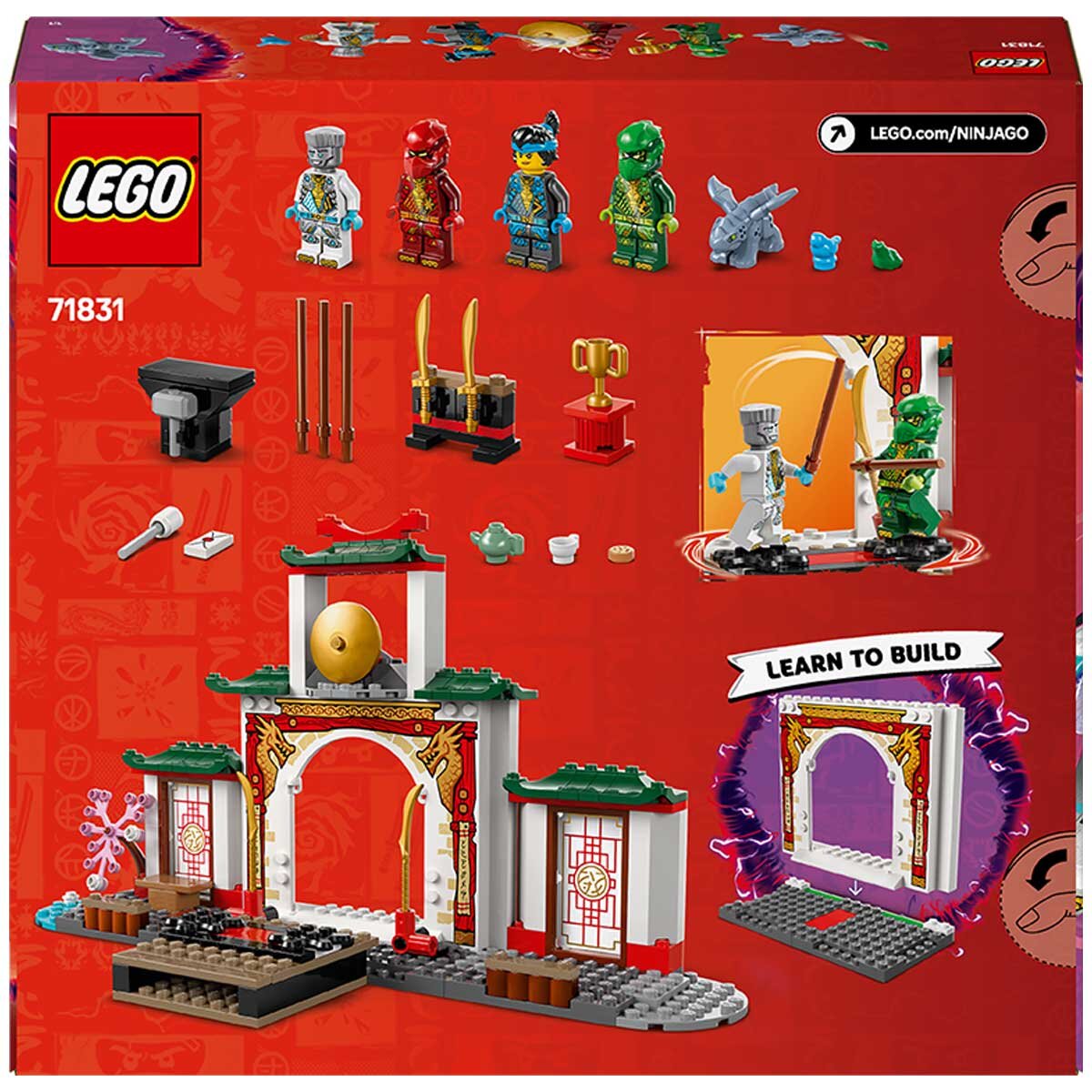 LEGO NINJAGO Ninja Spinjitzu Temple Action Toy Playset 71831