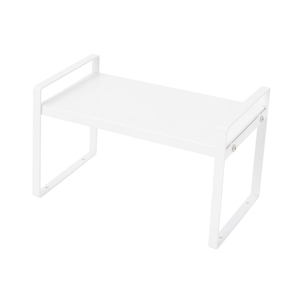 Ezystorage Small Expandable Pantry Shelf - 27-46 cm - White - Space Saver - SuperSaverAU - view 1