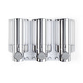 Better Living Aviva Dispenser - 3 x 325ml - Chrome - Wall-Mounted - Easy Access - SuperSaverAU - view 1
