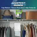Concrobium Moisture Grabbers Hanging Bag Indoor Moisture Absorber - 3 Pack