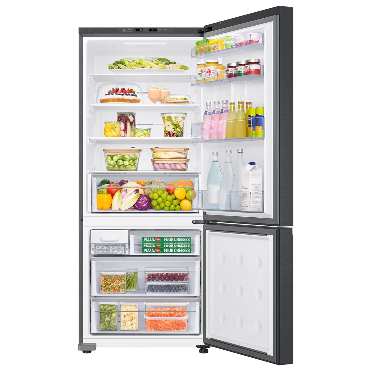 Samsung 427L Bottom Mount Fridge Black SRL4200B - SuperSaverAU - view 5