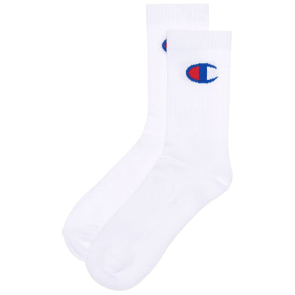 Champion Men's Crew Socks 8pk White