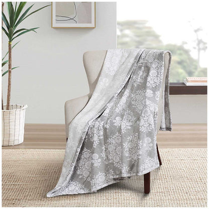 Fraiche Maison Velvet Plush Throw 152 x 177cm Layla Floral