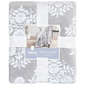 Fraiche Maison Velvet Plush Throw 152 x 177cm Layla Floral - SuperSaverAU - view 1