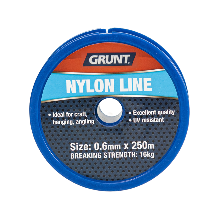 Grunt Nylon Line 0.6mm x 250m UV Weather Resistant Fishing Line - SuperSaverAU - view 1