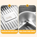 316 Stainless Steel Fish Grilling Tray with Lid, 41 x 25 x 7.5 cm - view 4