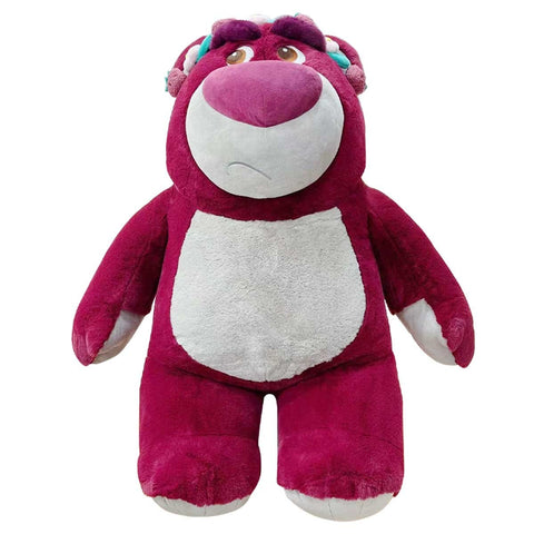Disney Lotso 80cm Plush Toy with Detachable Strawberry-Scented Blanket - SuperSaverAU - view 2