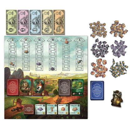 Forbidden Games Raccoon Tycoon Board Game - Strategic Trading Fun for All Ages