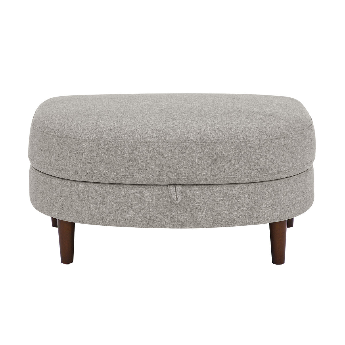 Thomasville Fabric Accent Chair with Storage Ottoman