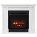 Dimplex Liberty 1.5kW Electric Fireplace - White, Optiflame LED Log Effect, 2 Fan Speeds - LBY15-AU