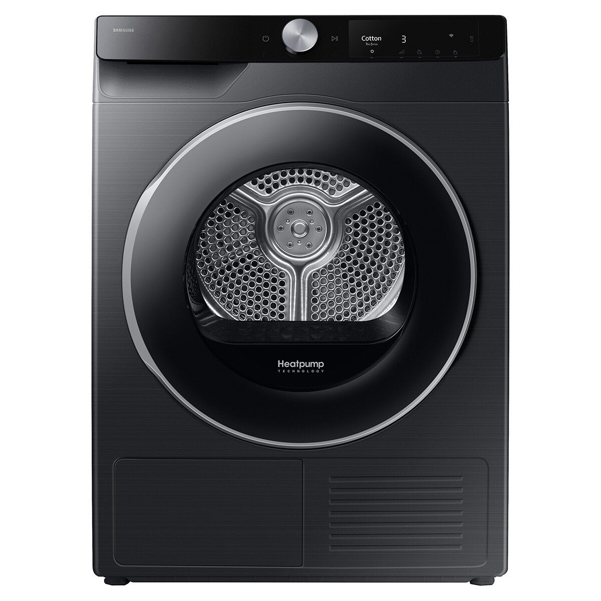 Samsung DV90T6440LB Smart Heat Pump Clothes Dryer 9kg Black with AI Dry Control