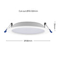 DETA X8 120mm MultiPower Tri-Colour High Efficacy Dimmable LED Downlight 240V DET720